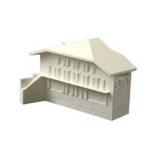 Maquette d'architecture - Immeuble de montagne